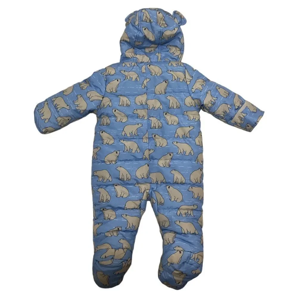Baby Snowsuit Fleece Lined Size 12M